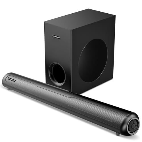 Image of Thomson 160 Watt Bluetooth Soubbar with Subwoofer I Alphabeat160, SpeakerBar, Home Theatre, Woofer, RMS Sound Output