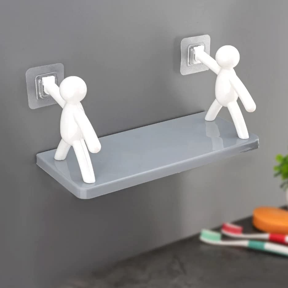 Image of KHEDU FAB Purpose Wall Mount Floating Shelf Wall Mounted Storage Shelves for Kitchen, Bathroom, Bedroom, Office (Multicolour)