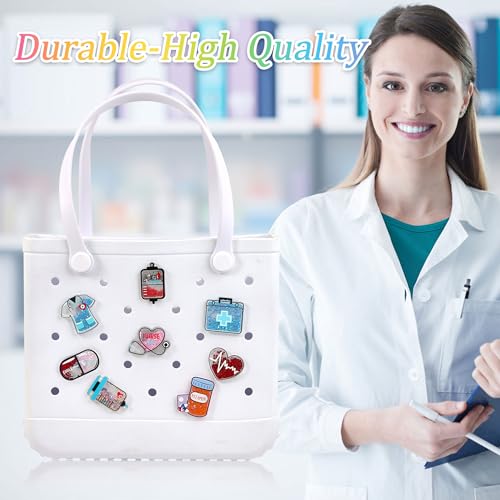 Nurse Charms Compatible with Bogg Bags- Decorative Accessories for Simply Southern Bags, and Other SImilar Tote Beach Bags!4
