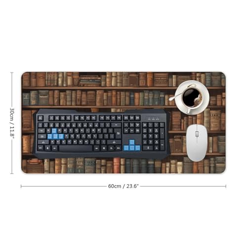 Mouse pad grande de goma antideslizante para escritorio miniatura 2