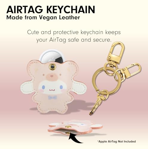 Image of Sonix x Sanrio Keychain Case Compatible with Apple AirTag | Protective Cover Keychain | Cinnamoroll Latte Bears