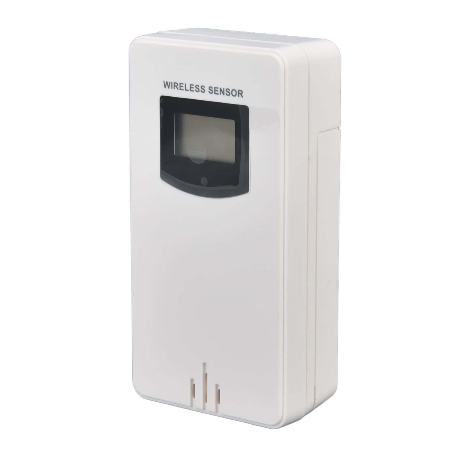 Cryfokt Digitales Hygrometer, Wecker, Projektion, Innen- und Außenthermometer für Zuhause, Büro, 1 Empfänger aus Kunststoff