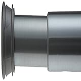 Carnation Home Fashions Adjustable 41-to-76-Inch Steel Shower Curtain Tension Rod, Nickel
