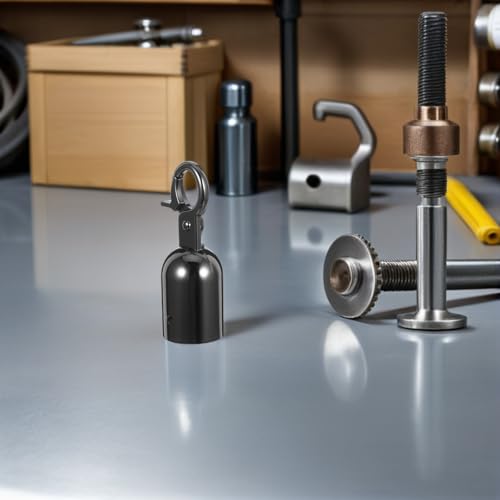 Tapones de extremo para cuerda de 28 mm con gancho de aleación de zinc resistente, 2 uds 7