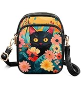 GIFTPUZZ Soft Leather Crossbody Purses with Adjustable Strap and Three Zipper Pockets for Women L...