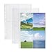 Produktbild AMALURD 40 Stück A4 Fotohüllen Postkarten Hüllen 4 Fächer Sammelhüllen Transparent Klarsichthüllen A4 Foto Hüllen für A4 2/3/4 Ringbuch Foto Klarsichtfolien für Fotos Postkarten Album Schutz Sammlung