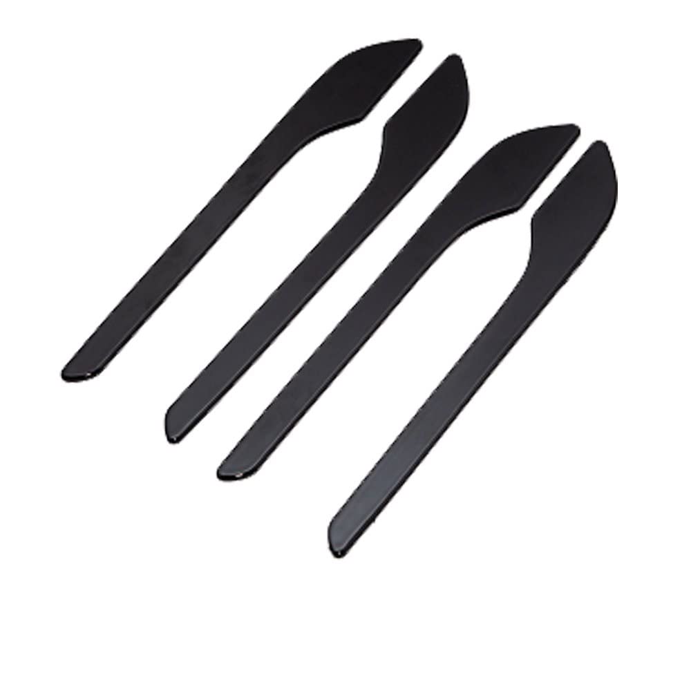 Qwqthgs One Color Car Exterior Door Handle Cap For Model 3 2021 Y Accessories Door Cover Paste Carbon Fiber Abs Three 4Pcs/Set Car Handle(C)