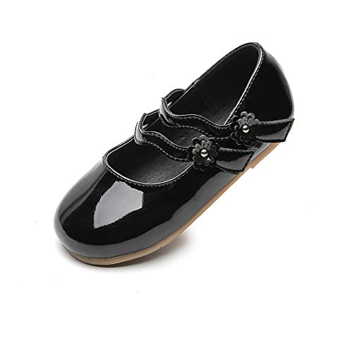 Girls Ballerina Wedding Dress Mary Jane School Flats4