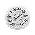 Springfield Indoor Outdoor Big and Bold Dial Thermometer, Wireless Thermometer with Easy to Read Large Numbers for Patio, Pool, and Indoor Areas, 8-Inch, White