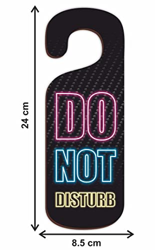 Image of CVANU Do Not Disturb Wooden Door Sign Hanger Size(24cm x 8.5cm) cv75
