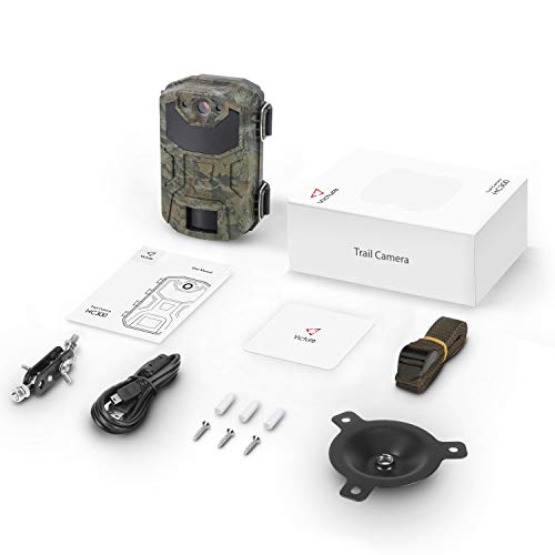 Victure Trail Game Camera 20MP 1080P Full HD with 940nm No Glow Night Vision Motion Activated IP66 Waterproof for Wildlife Watching and Home Security