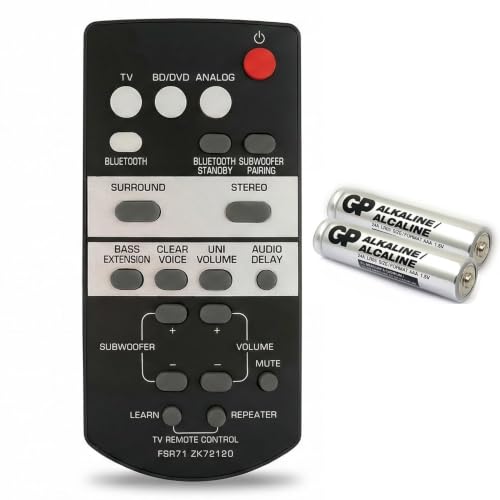 Télécommande YAS-207 pour retrouver le confort de votre home cinéma Yamaha FSR71