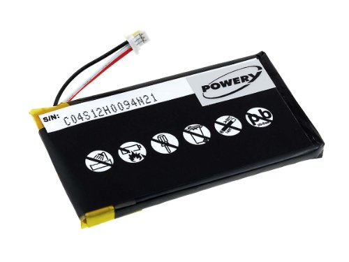 Akku passend zu Sony E-Book Reader PRS-600, 800mAh / 3Wh, 3,7V, Li-Po, Schwarz