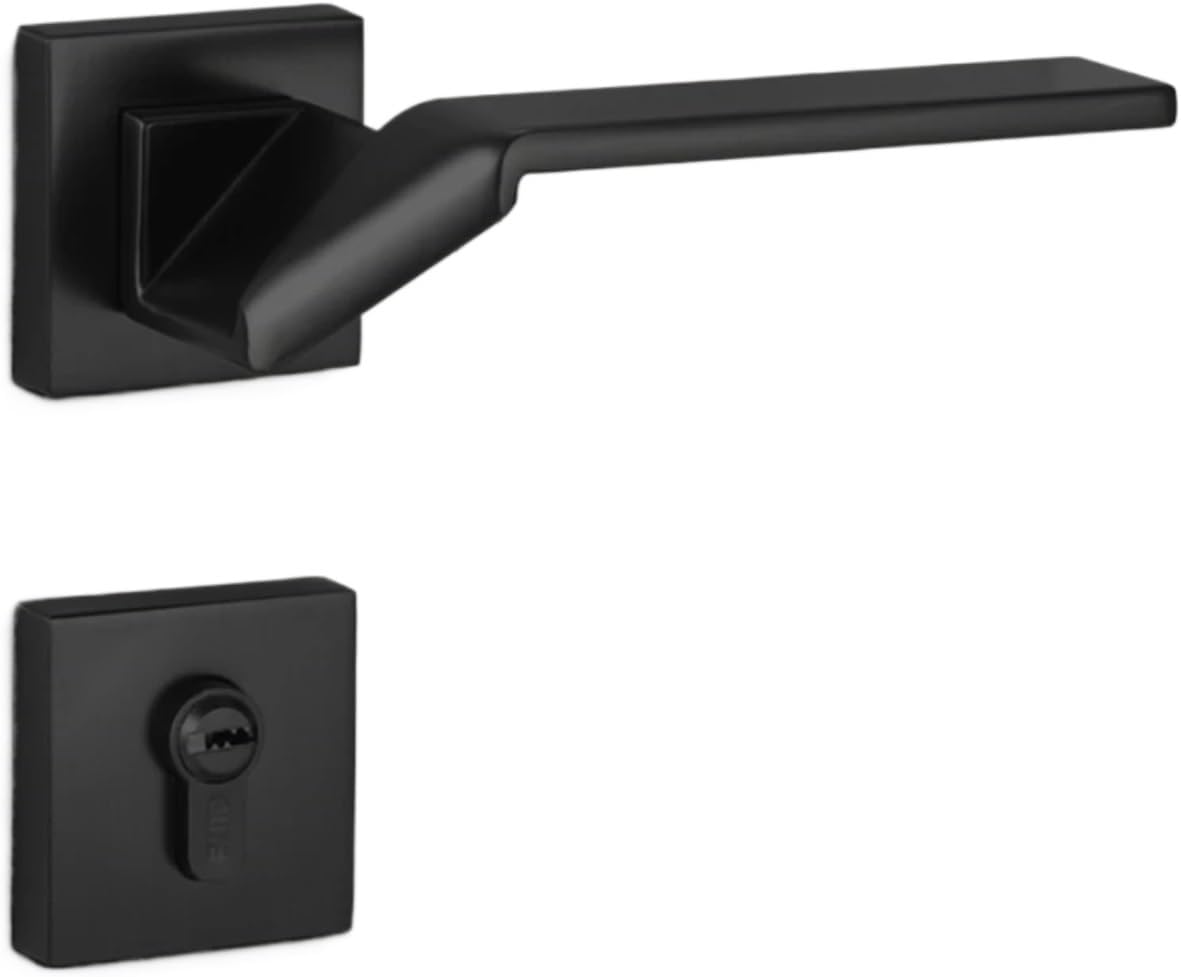 Aluminum Alloy Hardware Accessories with Keys Indoor Door Lock 1Pcs(1_72MM)