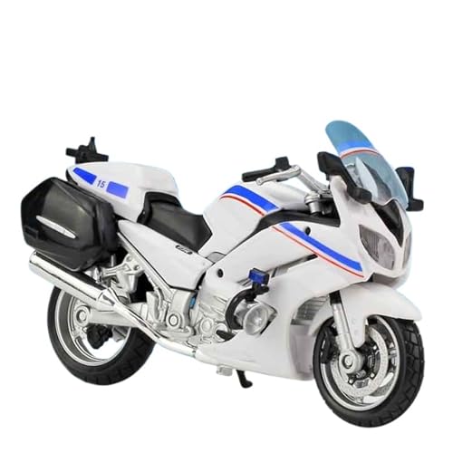 Moto Miniature Police Yamaha FJR 1300A Décoration Vitrine et Bureau