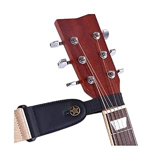EIFINE Sangle de Cou de Guitare Sangle de Guitare en Cuir Support de Ceinture de tête ButtonFolk Accessoires de Guitare… - Les Beatles, Paul McCartney, John Lennon, RIngo Starr, George Harrison EIFINE Sangle de Cou de Guitare Sangle de Guitare en Cuir Support de Ceinture de tête ButtonFolk Accessoires de Guitare… – Image 5