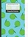 Produktbild Composition Notebook: Green Apples College Ruled Notebook for Girls, Kids, School, Students and Teachers