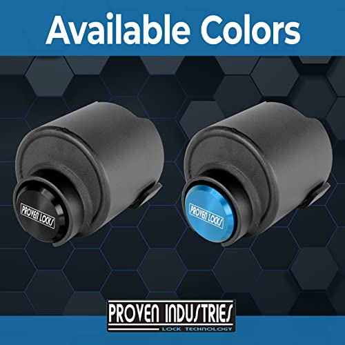 Proven Industries Model 2516 Trailer Lock, Fits Select 2 5/16-Inch Couplers, Secures Safety Chains, Made in The USA, (Black)