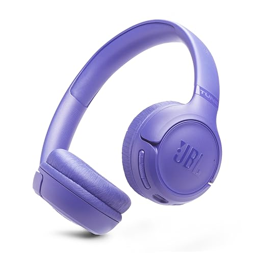 Image of JBL Tune 530BT - Wireless on-Ear Bluetooth 6.0 Headphones with Powerful JBL Pure Bass Sound, 2 beamforming mics for Perfect Calls, Up to 76 Hours of Battery Life & Multi-Point Connection (Purple)