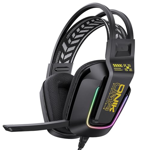 Casque gaming filaire ONIKUMA X13 pour communiquer clairement en équipe sur PS5 et PC sans écho