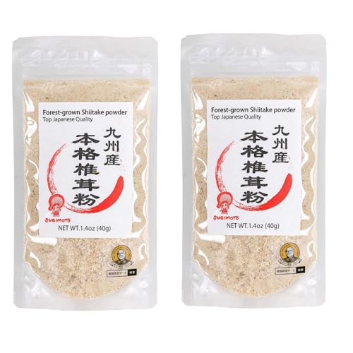 【2袋セット】杉本商店 九州産本格椎茸粉 40g 椎茸粉 料理 風味 スープ 和風 隠し味 九州産 調味料 だし 健康