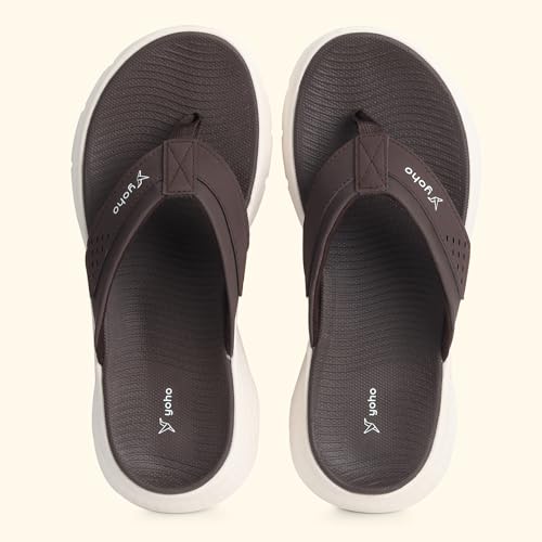 Image of YOHO Snugly 005 Slippers For Men | Cushioned Support | Lightweight Grip | Breathable Comfort | Long-Lasting Build