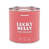 mammaly Lucky Belly für Hunde Verdauungssnacks gegen Durchfall oder Blähungen mit Probiotika Hund, Heilmoor, Hund Darmflora aufbauen, Probiotic 325g (1x Dose)