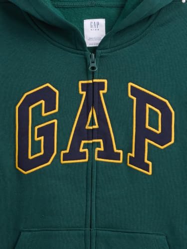 Image of GAP Boys' Logo Hoodie Hooded Full Zip Sweatshirt