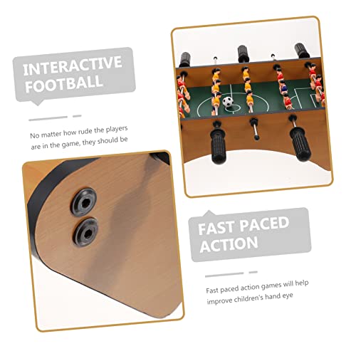 POPETPOP 1stk Tischtennis Tischfussball Eltern-Kind-fußballspiel Tischfußballspiel Fußballzubehör Kickertisch Für Bastelspielzeug Bezauberndes Fußballspiel Rostfreier Stahl Green – Bild 6