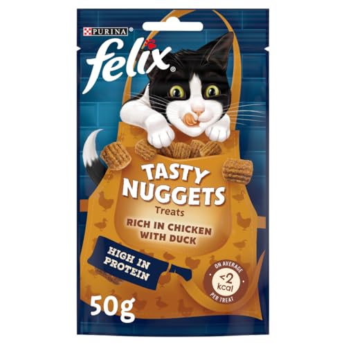 FELIX Tasty Nuggets Adult Cat Treats with chicken and Duck 50g