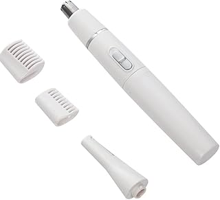 Beaupretty 1Pc 2 1 Depilação Facial Aparador De Pêlos Faciais Aparador De Sobrancelha Aparador Elétrico Aparador Facial Depilação Do Nariz Limpeza De Pêlos Do Nariz Aparador De Pêlos Do