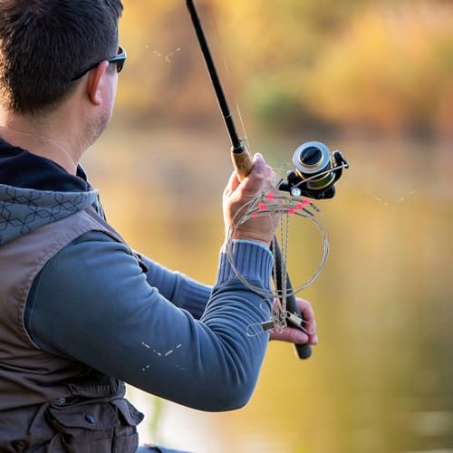 Toddmomy 1 Set Outdoor Fishing Leader Tackle Rig Set miniatura 6