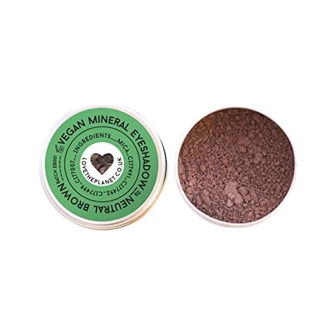 Love the Planet Vegan Mineral Eyeshadow in Neutral Brown Cover