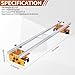 Router Sled, Slab Flattening Jig, 58 inches Router Sled for Flattening Slabs,Adjustable Trimming Planing Machine for Woodworking