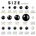 408Pcs Safety Eyes for Crochet 6-30mm Plastic Colorful Safety Eyes for Amigurumi with Washers Black Stuffed Animal Eyes for Craft Teddy Bear