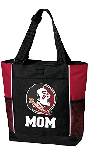 Broad Bay Florida State Mom Tote Bags Red FSU Mom Totes Beach Travel