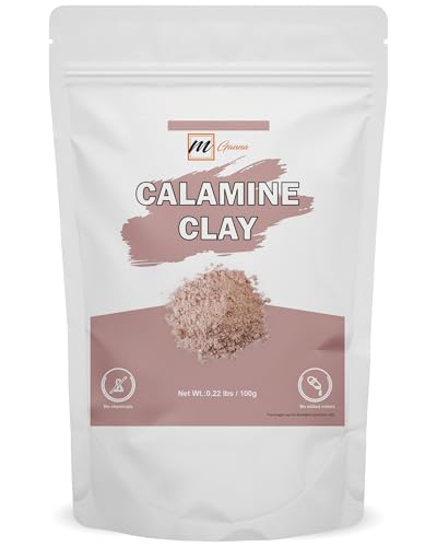 100% Natural Calamine Clay Powder for Hair Masks, Scrubs, Creams, Lotion and Soap Making 0.22 LBS / 100 GMS