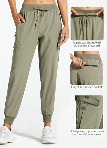 Image of Libin Women's Hiking Cargo Pants Quick Dry Joggers Petitle /Regular /Tall