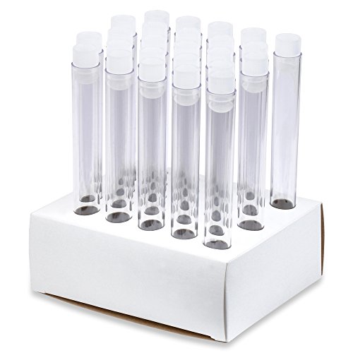 Tube à essai 16x150 mm rigide avec obturateurs et socle de rangement pour échantillons