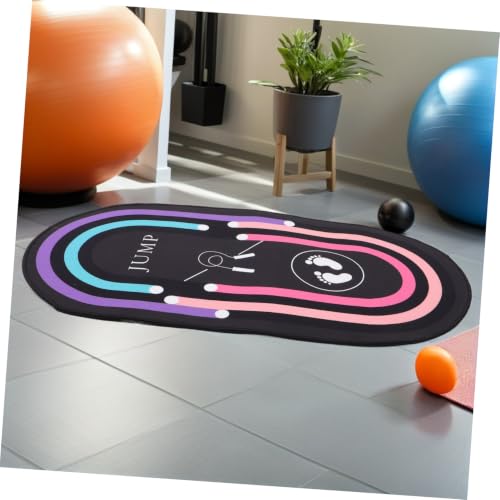 Alfombrilla grande para cuerda de saltar con absorción de impacto y antideslizante miniatura 6