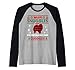 Pomeranian Dog Lover Weihnachtspyjama Ugly Christmas Sweater Raglan