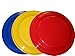 Talisman 3 Flyers Discs, 9 1/4 Inch Diameter 1 Each Blue, Red and Yellow.