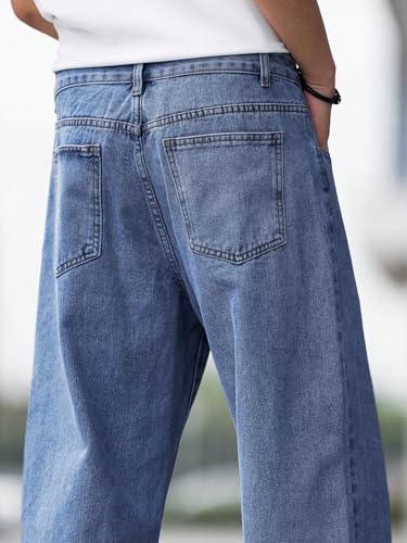 Image of TAGAS Jeans for Men| Baggy Fit Cotton Pant for Mens || Relaxed FIT Denim Jeans|