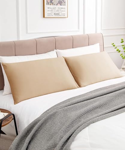Warmstar Khaki Cotton Pillow Cases 2 Pack - Image 2