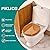 Toilet Seat, Solid Wood, Bamboo, High Gloss Finis, PIKLiDS (Round)