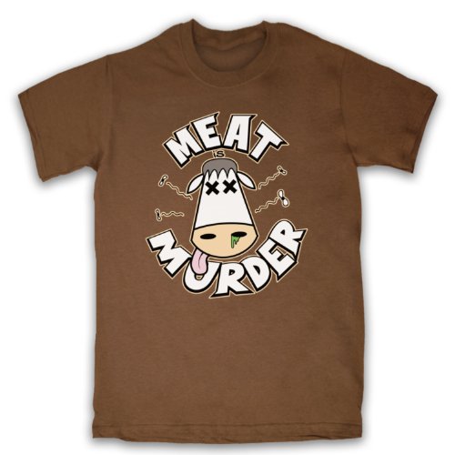 T-shirt Meat is Murder pour hommes | Mode végétarienne décontractée