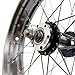 20/26×4.0 Front Fat-Bike Wheel, 36H Double-Wall Alloy Rim, 135 mm Bolt-On Hub, 13G Stainless Steel Spokes, Disc Brake Compatible, for Fat Tire Snow Beach Bicycle