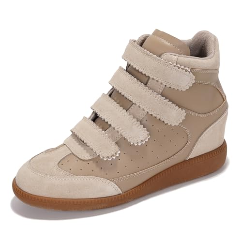 Image of Project Cloud Wedge Sneakers for Women - Memory Foam Insole Womens Sneakers - Lightweight & Hi Top Womens Shoes - Stylish Spring Shoes for Women 2026 (Marant)