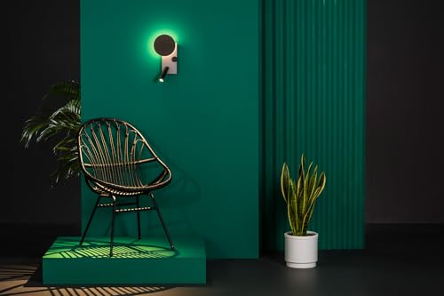 Faro Barcelona Applique Led Klee, Grigio, Variante Destra - 4