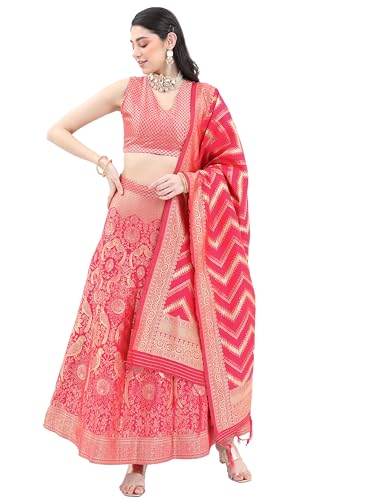 Image of KETCH Women's Polyester Floral Ethnic Set (KHK3000709 Pink S)
